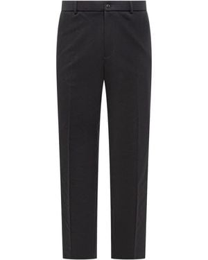 Moncler Tailored Flat Front Pants - Black
