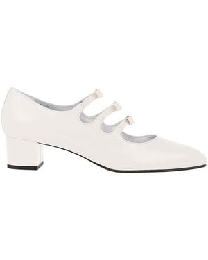 CAREL PARIS Leather Pumps - White
