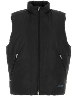 Jil Sander Mock Collar Jacket - Black