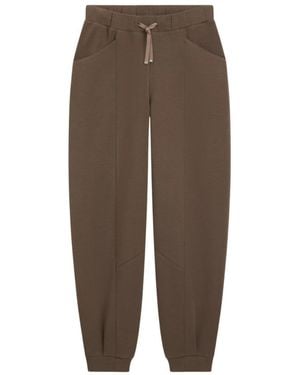 BOSS Relax-Fit Trousers - Brown