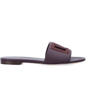 Dolce & Gabbana Embellished Flats - Purple