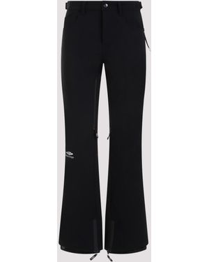 Balenciaga Elasticated Waistband Pants - Black