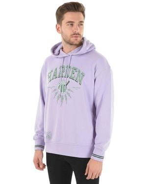 Neil Barrett Graphic Print Hoodie - Purple