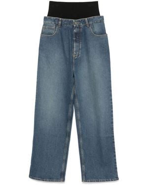 Alaïa Wide Leg Jeans - Blue