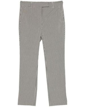 Incotex Check Straight Leg Trouser - Gray