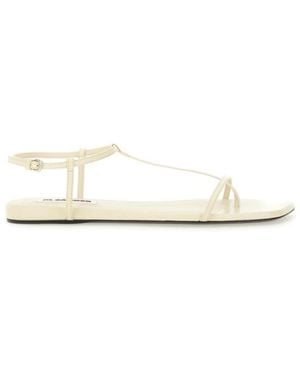 Jil Sander Solid Sandals - White
