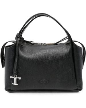 Tod's T Timeless Small Satchel - Black