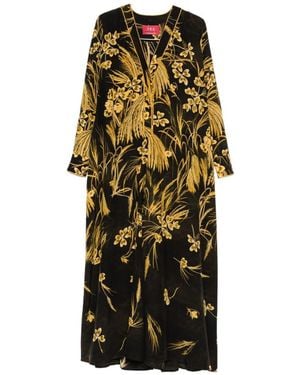 F.R.S For Restless Sleepers Floral-Print Maxi Dress - Brown