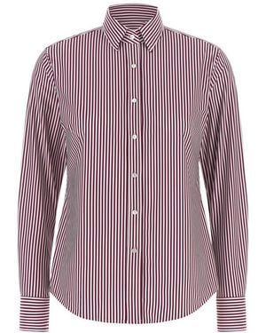 Xacus Tailored Stripes Shirt - Purple