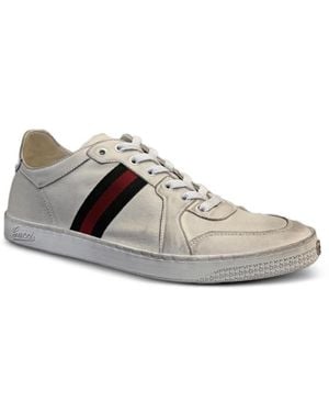 Gucci Lace-Up Sneakers - White