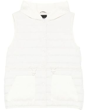 BOSS Quilled Hood Jacket - White