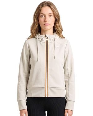 K-Way Solid Hood Sweatshirt - Natural