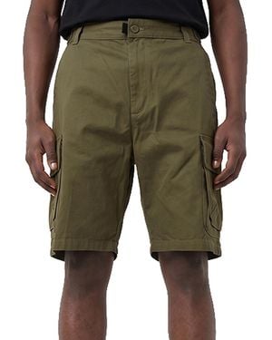 DIESEL Solid Cargo Shorts - Green
