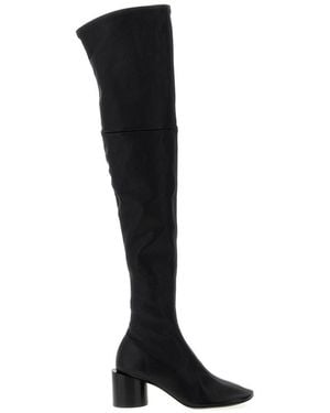 Jil Sander Leather Boots - Black