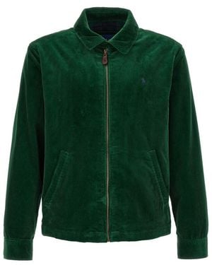 Polo Ralph Lauren Shirt Collar Jacket - Green