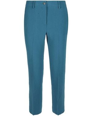 Alberto Biani Cady Flared Trousers - Blue