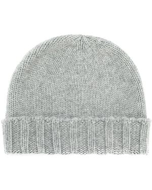 Drumohr Textured Beanie Hat - Grey