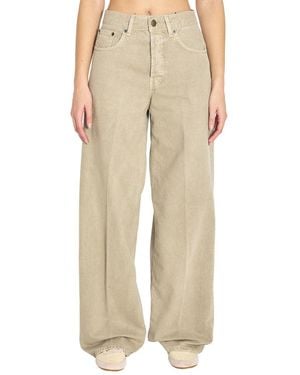 Haikure Regular Mid Rise Jeans - Natural