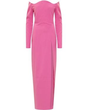 Monot Off Shoulder Maxi Dress - Pink