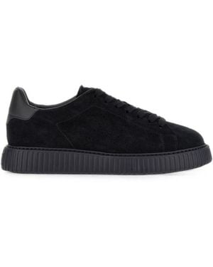 Hogan H-Stripes Sneakers - Black