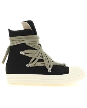 Rick Owens Megalace Sneakers - Black