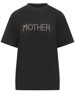 Stella McCartney Graphic Crew Neck T-Shirt - Black