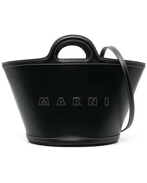 Marni Tropicalia Satchel Bag - Black