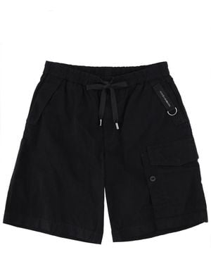 Dolce & Gabbana Solid Shorts - Black