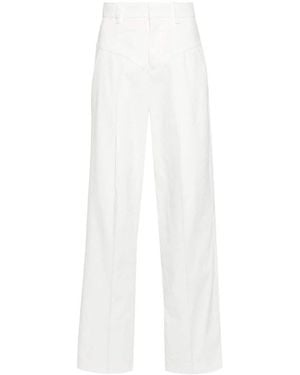 Isabel Marant Staya Wide Leg Trousers - White