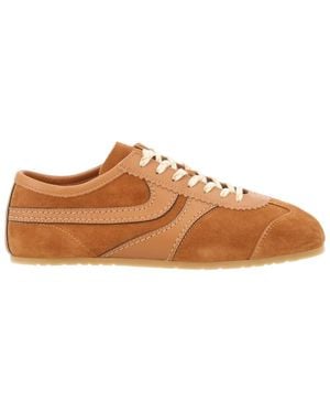 Dries Van Noten Suede Sneakers - Brown