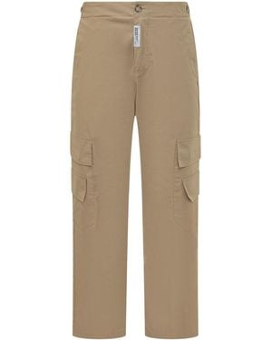 Gcds Straight Cargo Pants - Natural
