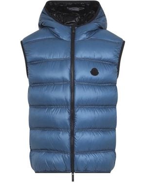 Moncler Open Padded Vest - Blue