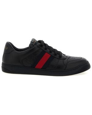 Gucci Lace Up Trainers - Black