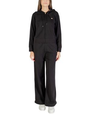 EA7 Cotton Logo Tracksuit - Black