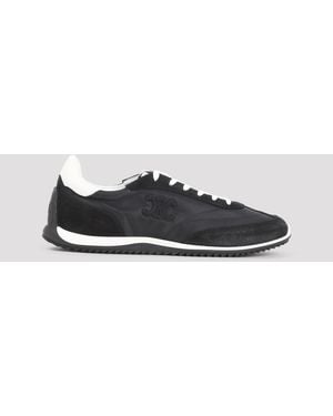 Celine Lace Up Sneakers - Black