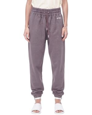 Off-White c/o Virgil Abloh Cotton Logo Activewear - Purple