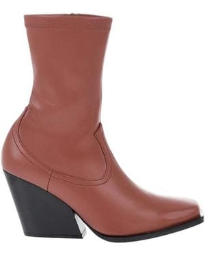 Stella McCartney Western Ankle Boots - Brown