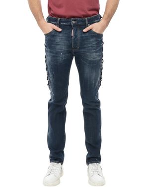 DSquared² Mid Rise Jeans - Blue