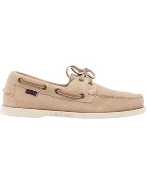 Sebago Lace-Up Loafers - Natural