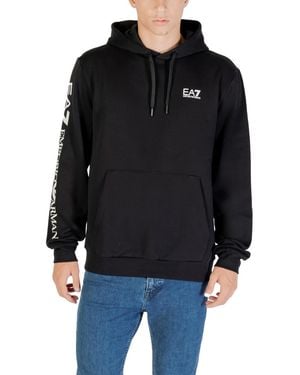 EA7 Logo Hoodie - Black