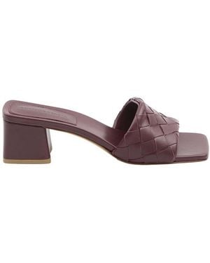 Bottega Veneta Parco Barolo Heels - Purple