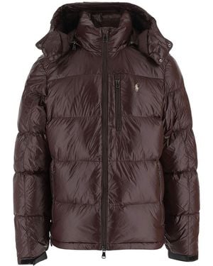 Polo Ralph Lauren Quilted Hood Jacket - Brown