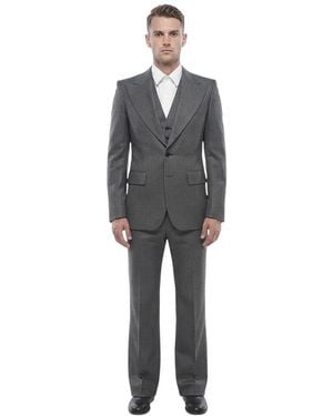 DSquared² Peaked Lapel Suit - Gray