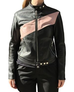 LA ROSE Leather Jacket - Black