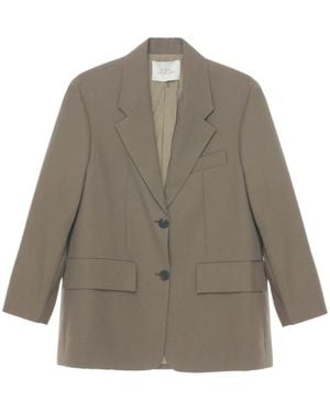 Studio Nicholson Single-Breasted Blazer - Gray