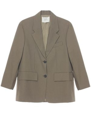 Studio Nicholson Single-Breasted Blazer - Gray