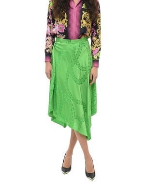 Stella McCartney Jacquard Midi Skirt - Green