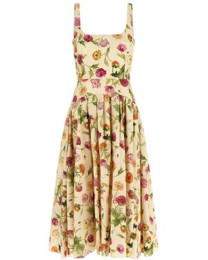 Carolina Herrera 'Wells' Dress - Metallic
