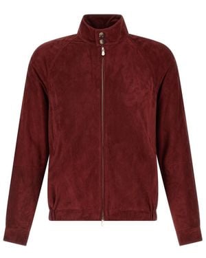 Brunello Cucinelli Suede Jacket - Red