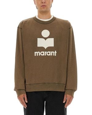 Isabel Marant Crew Neck Sweatshirt - Natural